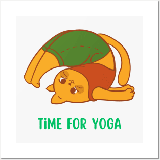 Time for yoga and pilates Posters and Art